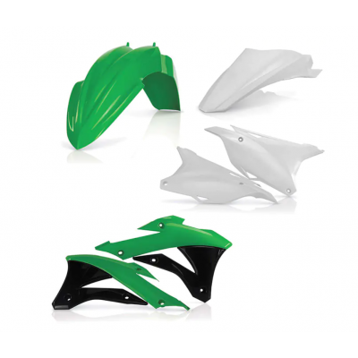 Σετ πλαστικά μοτοσυκλέτας ACERBIS για Kawasaki KX85 14-21 Green/White